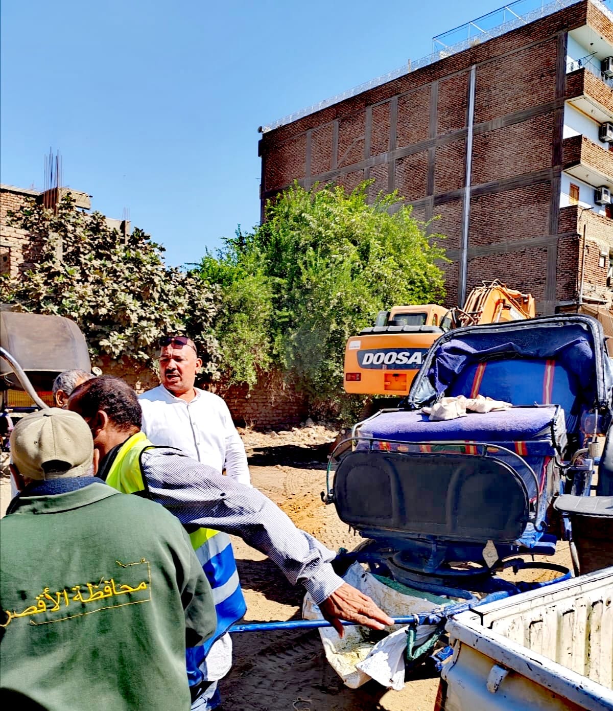 حملات على عربات الحنطور المخالفة بالأقصر