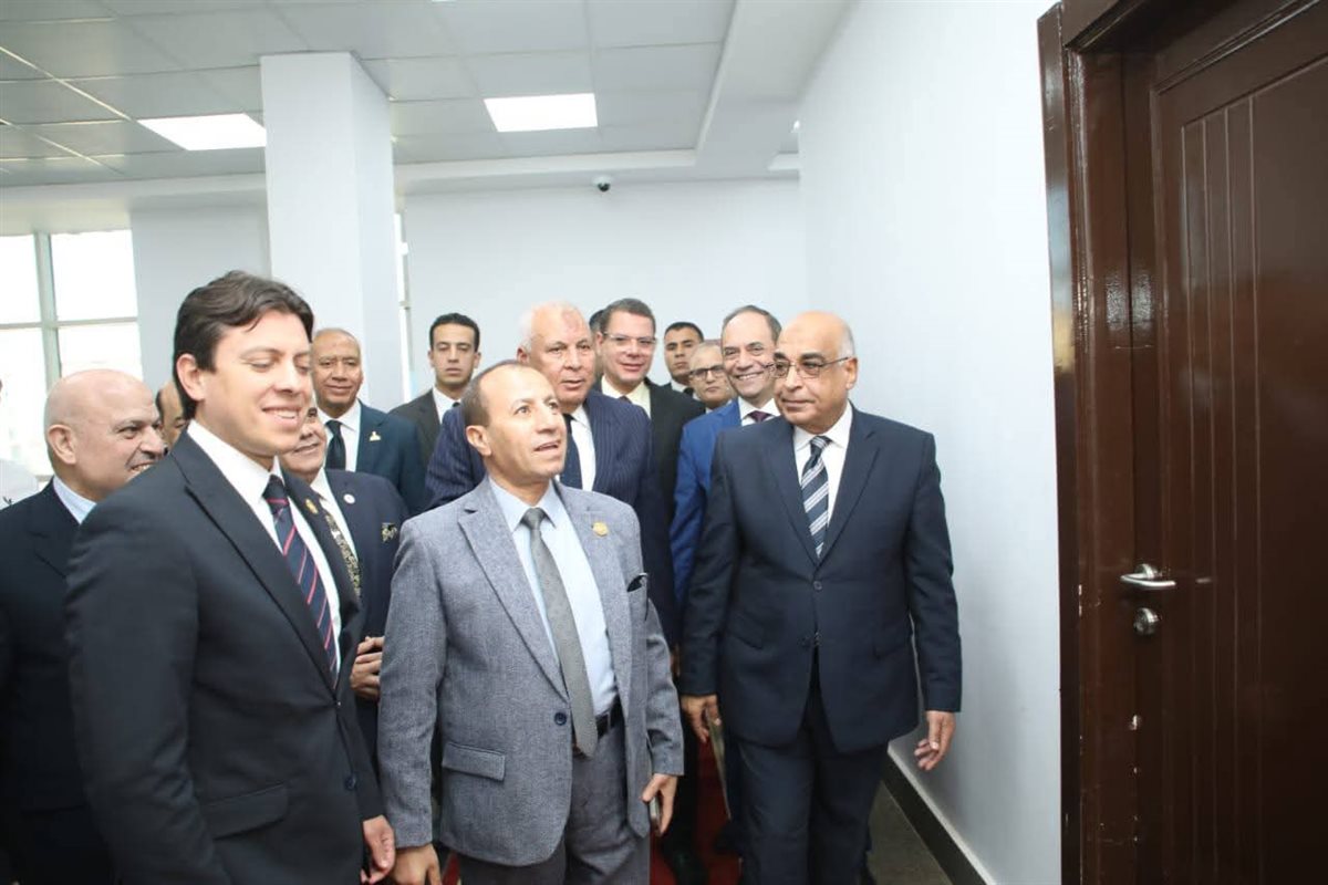 جانب من جولة وزير العدل بالوادى الجديد