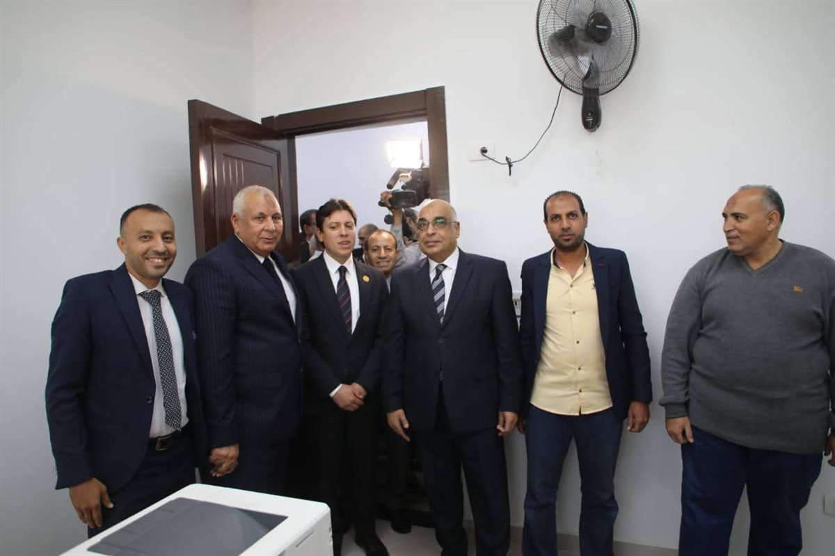 جانب من جولة وزير العدل بالوادى الجديد