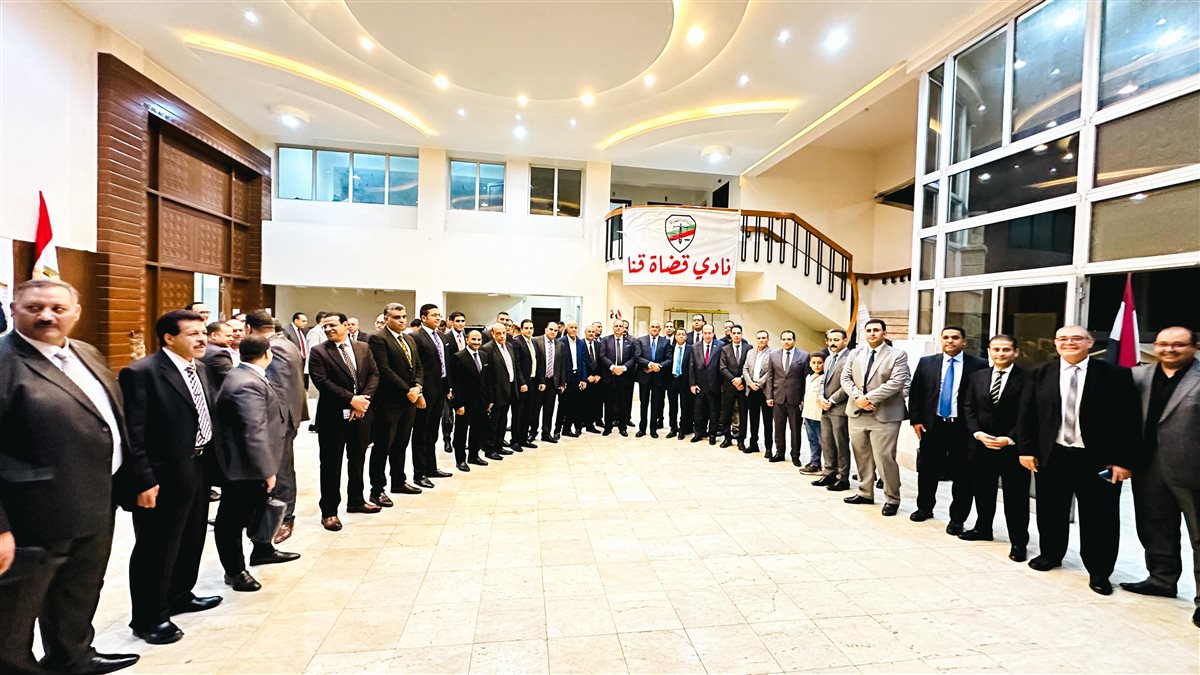 قائمة العادلي أثناء زيارة نادي قضاة سوهاج وقنا استعدادا للانتخابات