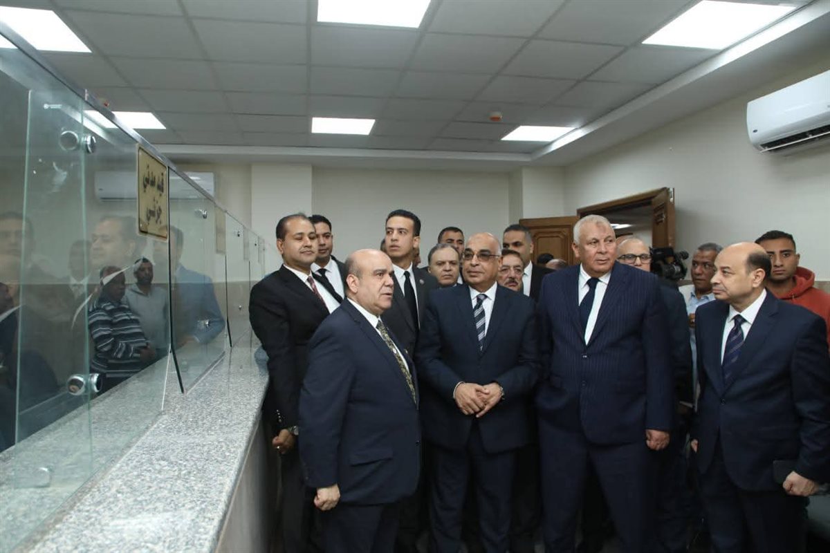 جانب من زيارة وزير العدل للوادى الجديد