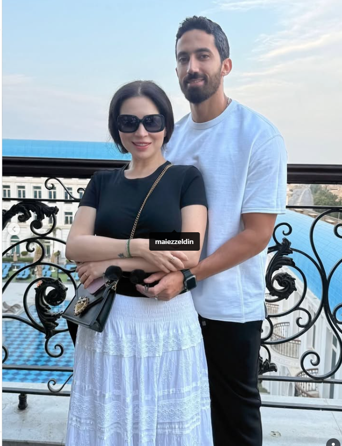 مي عز الدين وأحمد تيمور