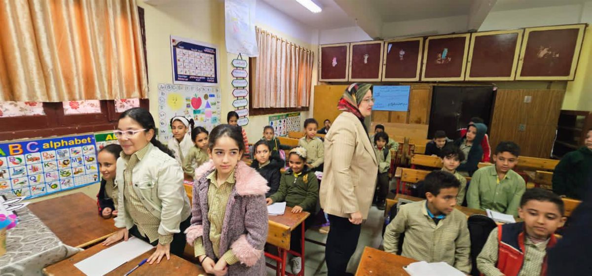 زيارة ميدانية لرئيس قطاع التعليم لمدارس البحيرة
