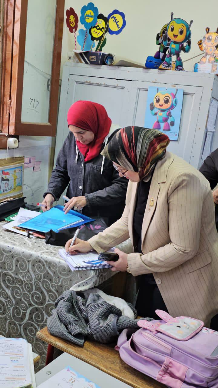 زيارة ميدانية لرئيس قطاع التعليم لمدارس البحيرة
