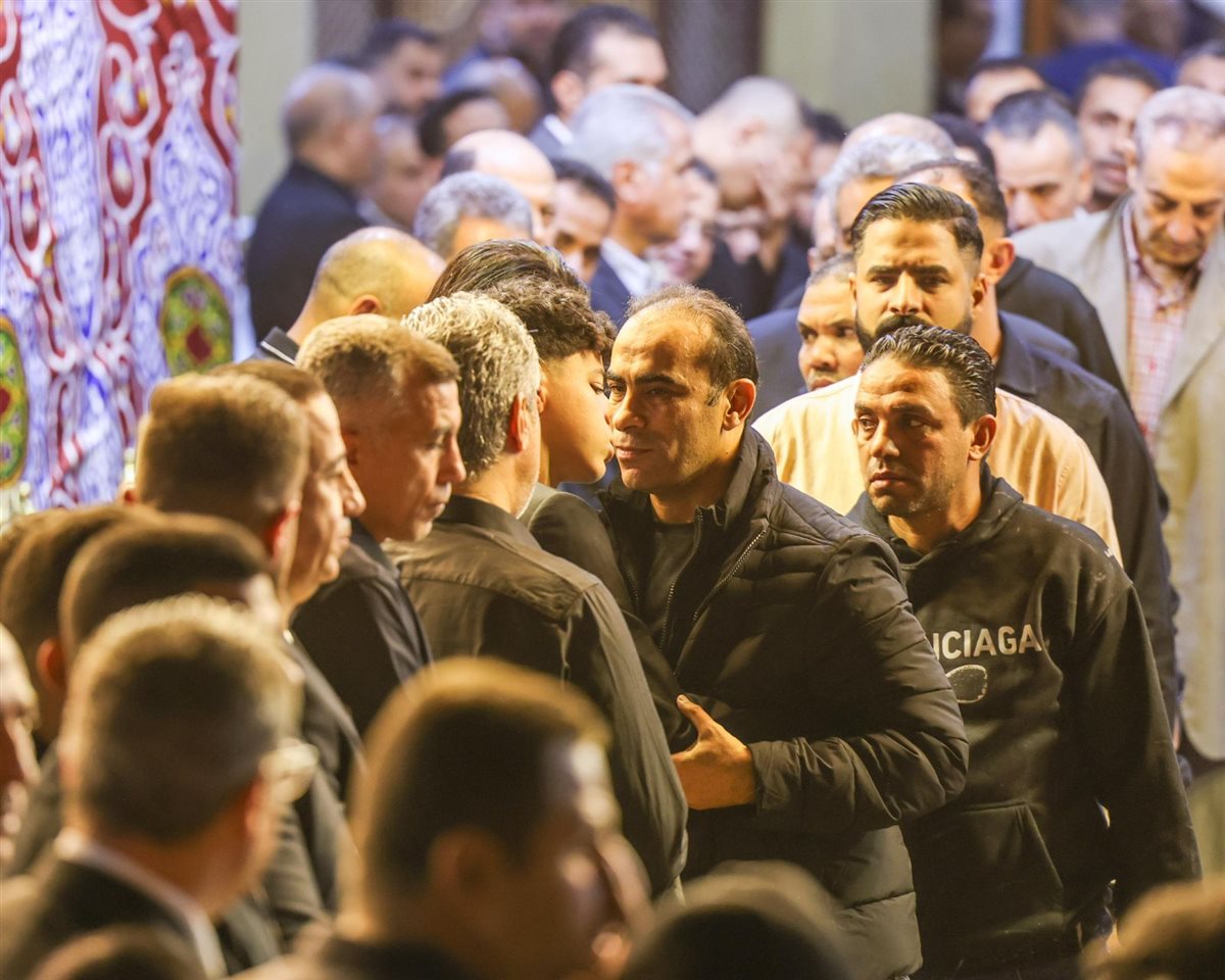 وفد الأهلي في عزاء محمد صبري نجم الزمالك السابق