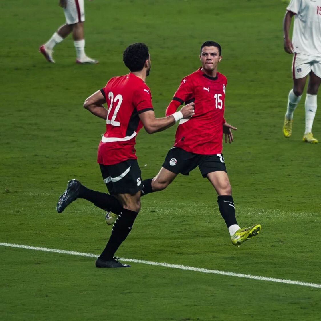 مباراة مصر وكاب فيردي في بطولة العين الودية