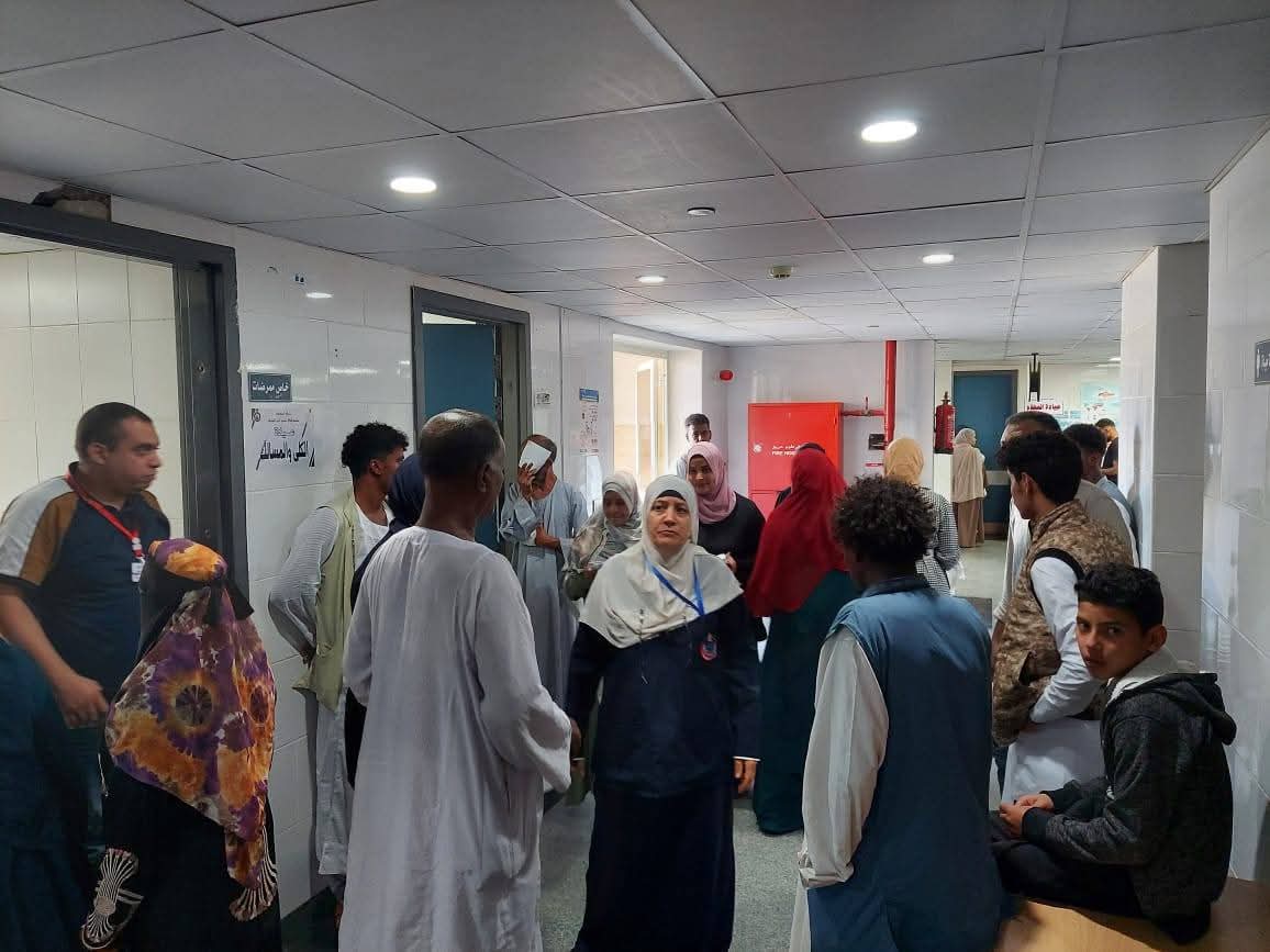 القافلة الطبية لجامعة المنصورة بالشلاتينن 