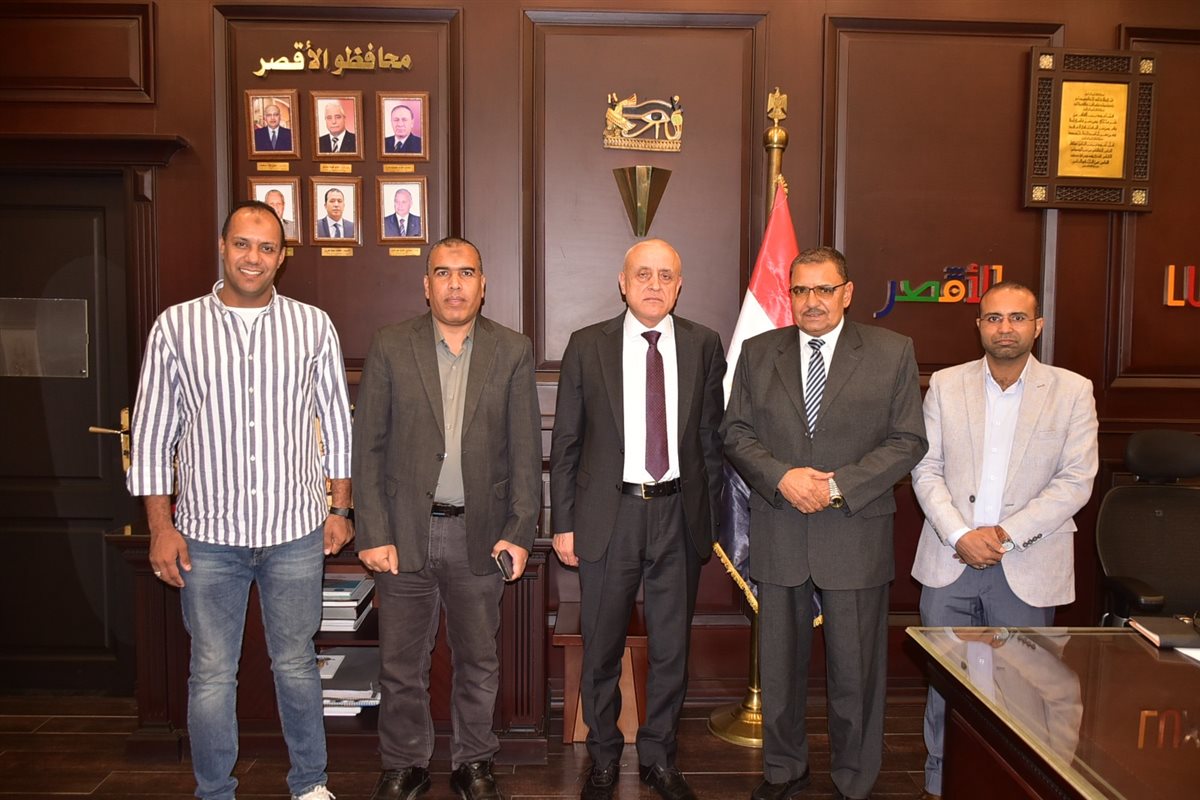 محافظ الأقصر يستقبل رئيس شركة المياه الجديد