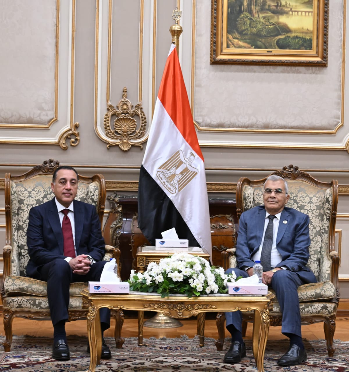 رئيس مجلس الشيوخ يلتقي برئيس الوزراء