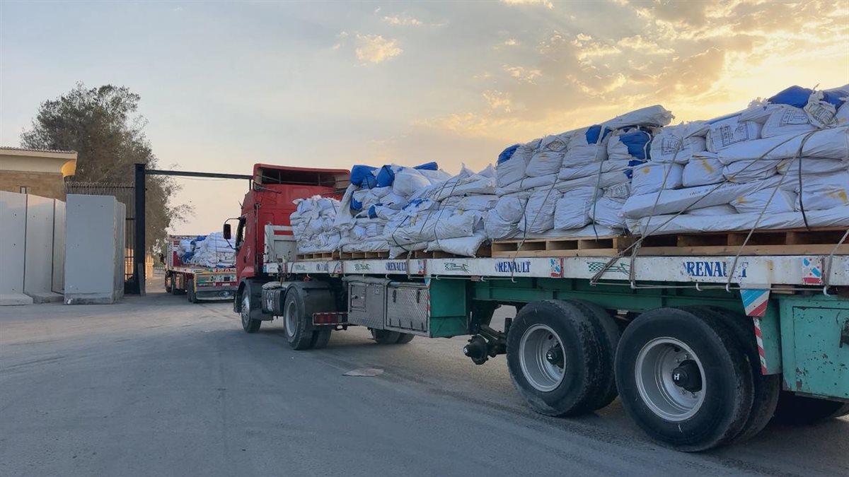 جانب من القافلة