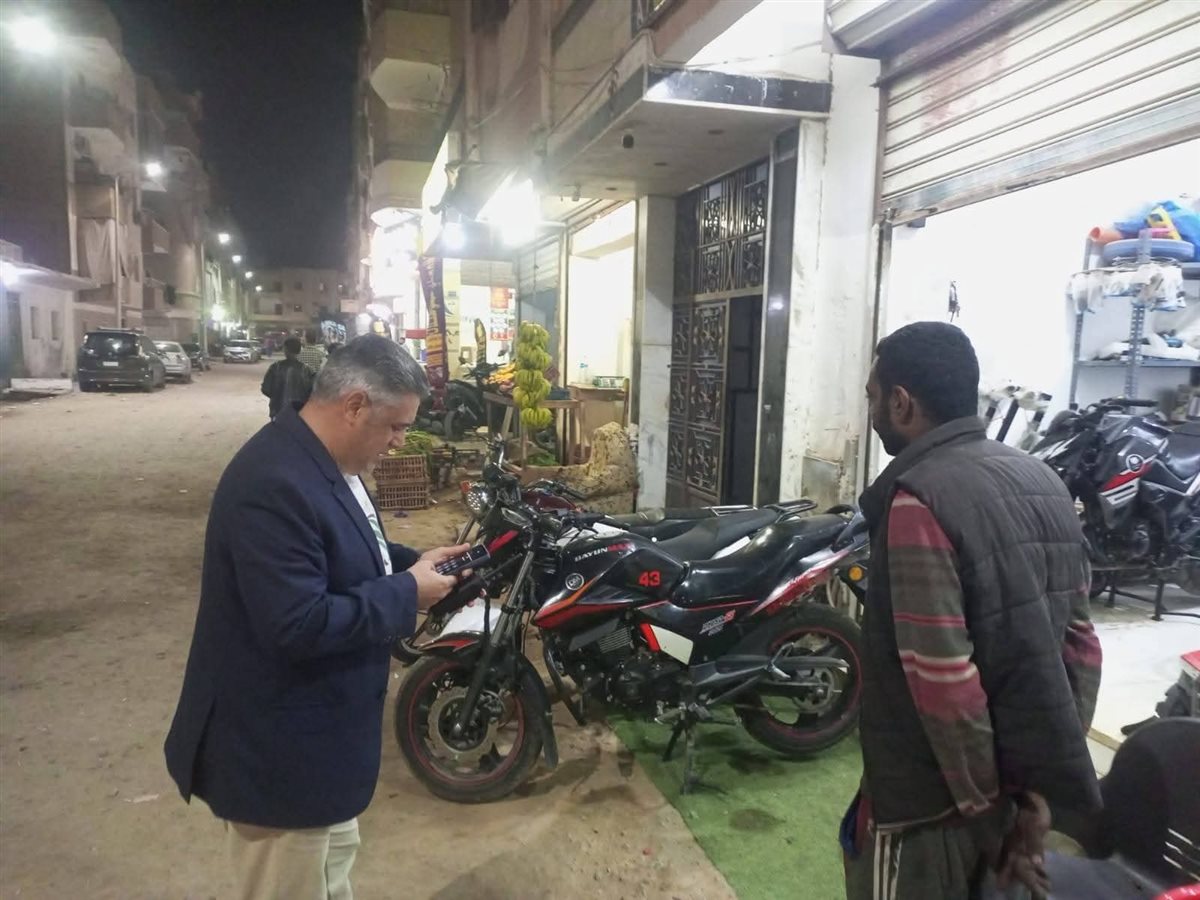 حملة مكبرة علي محلات بيع الاسكوتر الكهربائي بالغردقة 