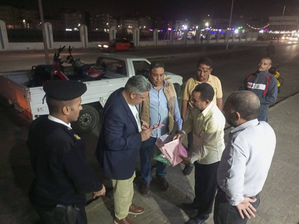 حملة مكبرة علي محلات بيع الاسكوتر الكهربائي بالغردقة 