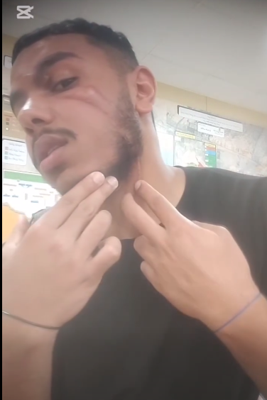 الطالب المعتدى عليه