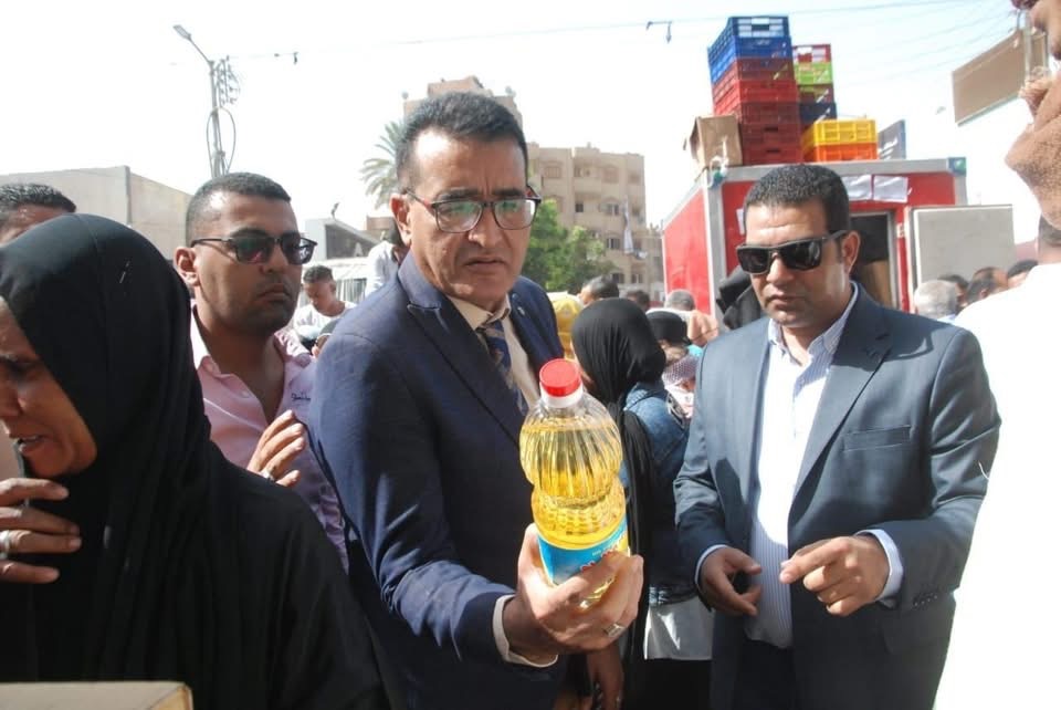 افتتاح سوق اليوم الواحد بإسنا