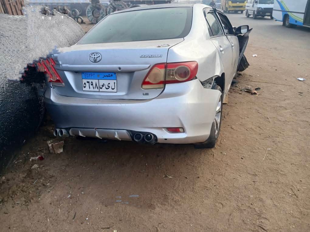 حادث التصادم في المنوفية