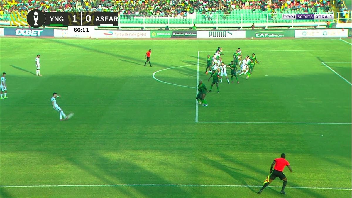 <strong>هدف الجيش الملكي الملغي أمام يانج أفريكانز</strong>