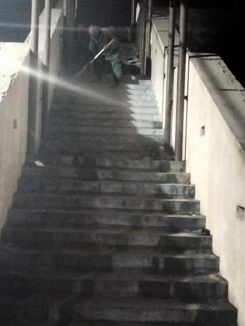 حملة مكبرة وتنظيف كوبري مزلقان القراريش