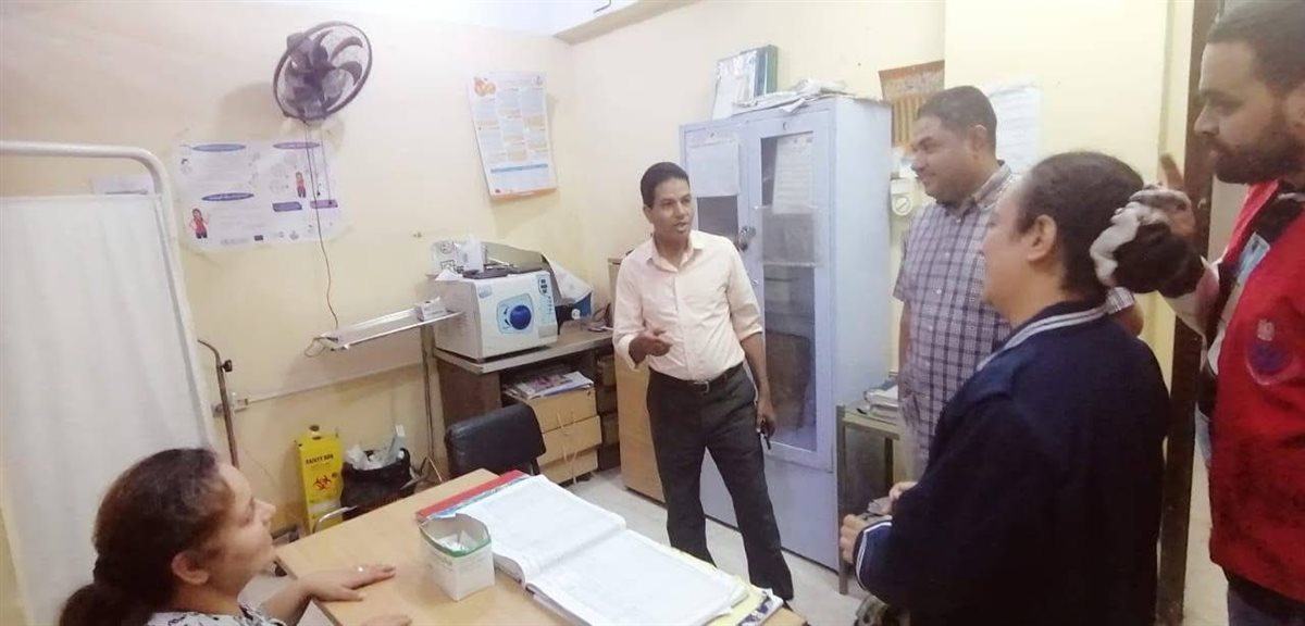 جولة مفاجئة لوكيل وزارة صحة الأقصر