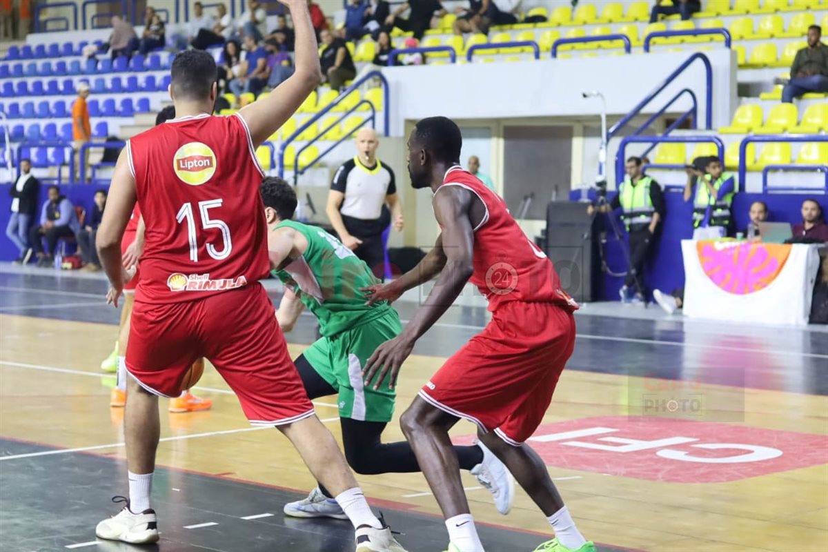 فوز الاتحاد السكندري على الأهلي في مباراة الفريق الأول بنهائي دوري المرتبط لكرة السلة<br>