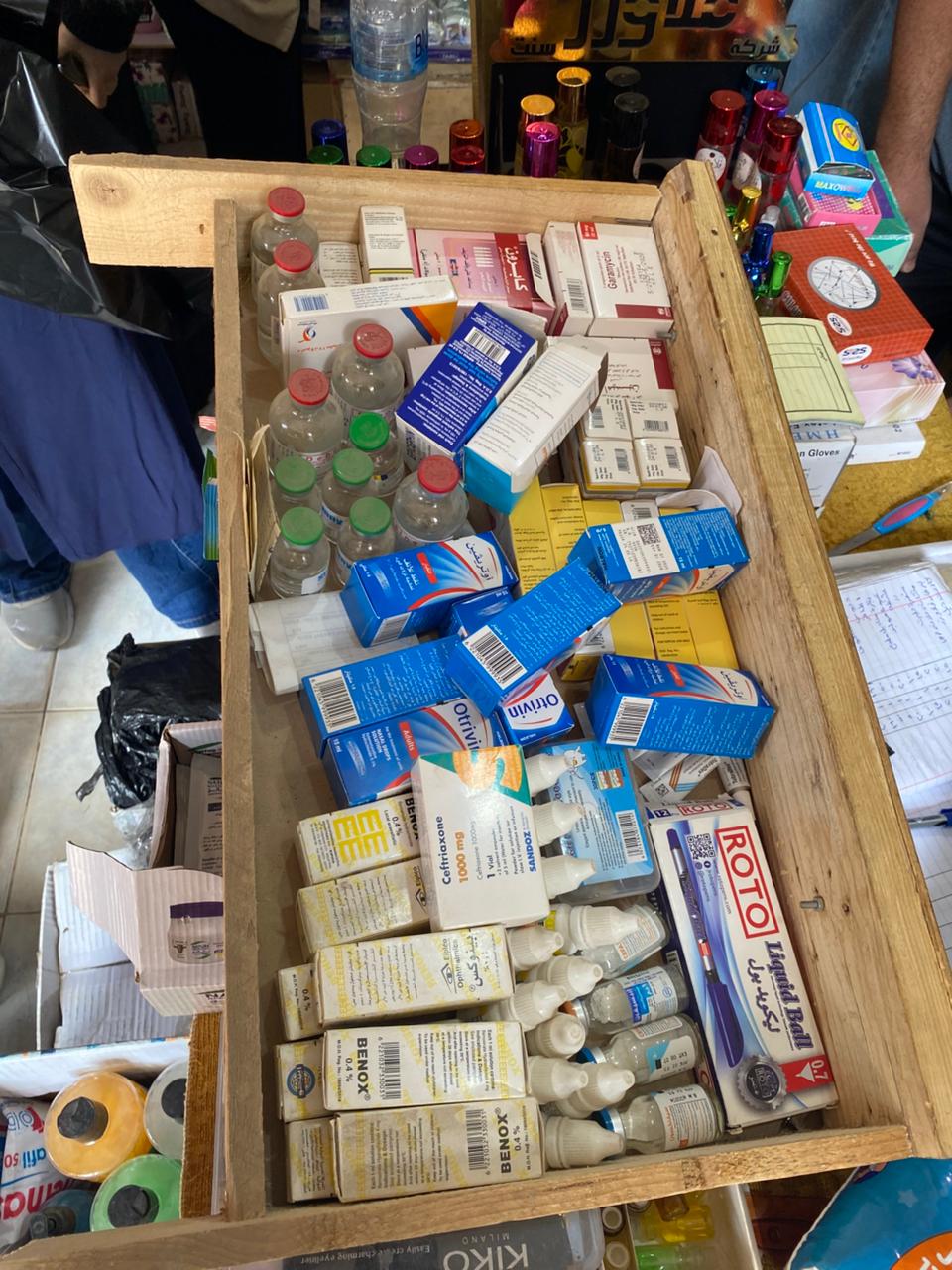 جانب من المضبوطات 