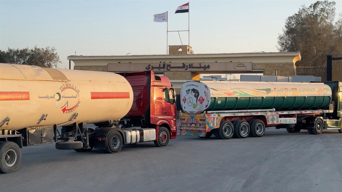 الهلال الأحمر المصري يرسل المساعدات الإغاثية إلى غزة