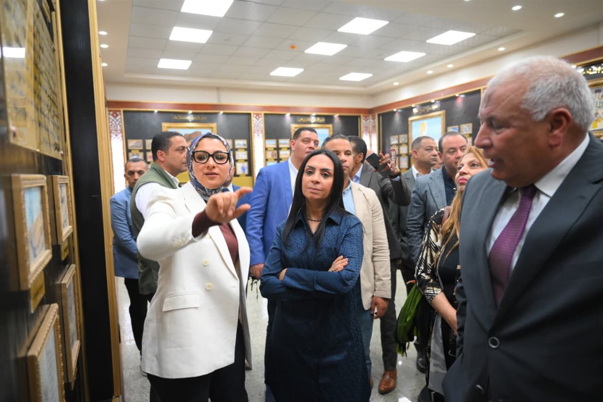 وزيرة التضامن الاجتماعي تتفقد العاصمة الإدارية الجديدة لمحافظة الوادي الجديد 
