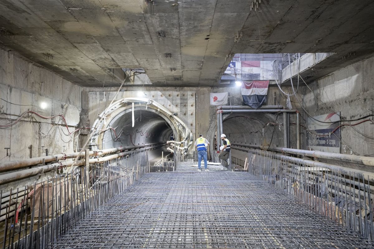 تنفيذ مشروع الخط الرابع للمترو