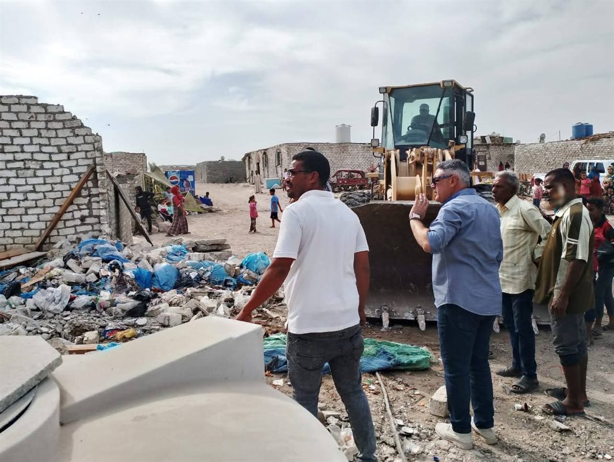 إزالة تعديات على أراضى الدولة بالغردقة 