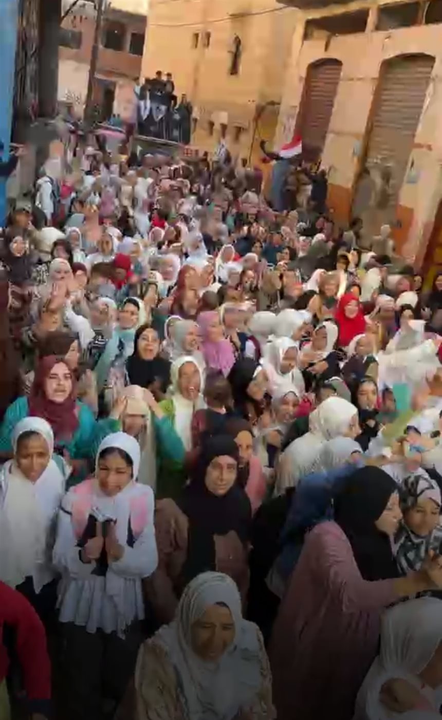 مسيرة نسائية حاشدة في المنوفية