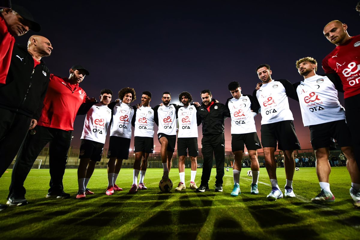 منتخب مصر الثاني يختتم تدريباته لكأس العرب قبل السفر إلى قطر