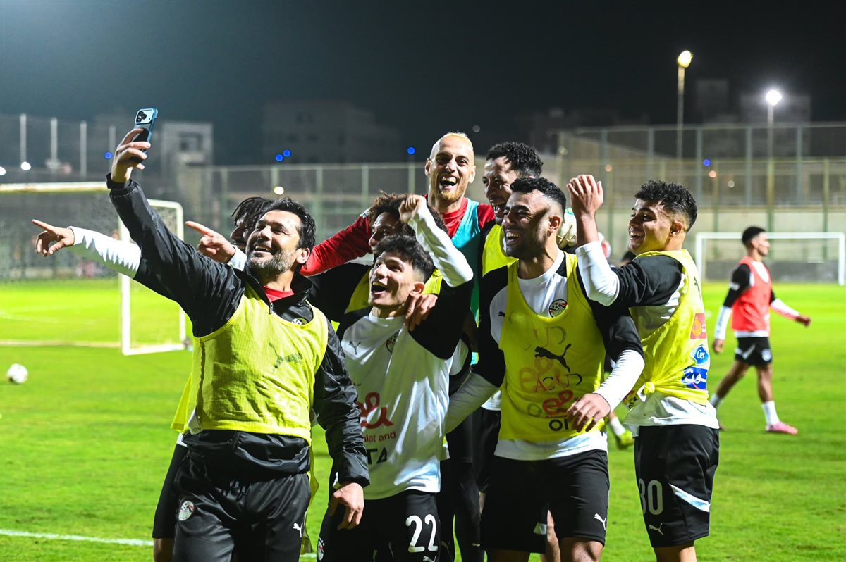 منتخب مصر الثاني يختتم تدريباته لكأس العرب قبل السفر إلى قطر