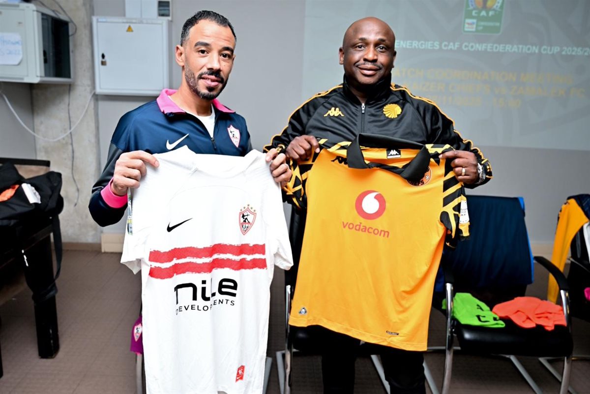 <strong>الاجتماع الفني لمباراة الزمالك وكايزر تشيفز في كأس الكونفدرالية</strong>