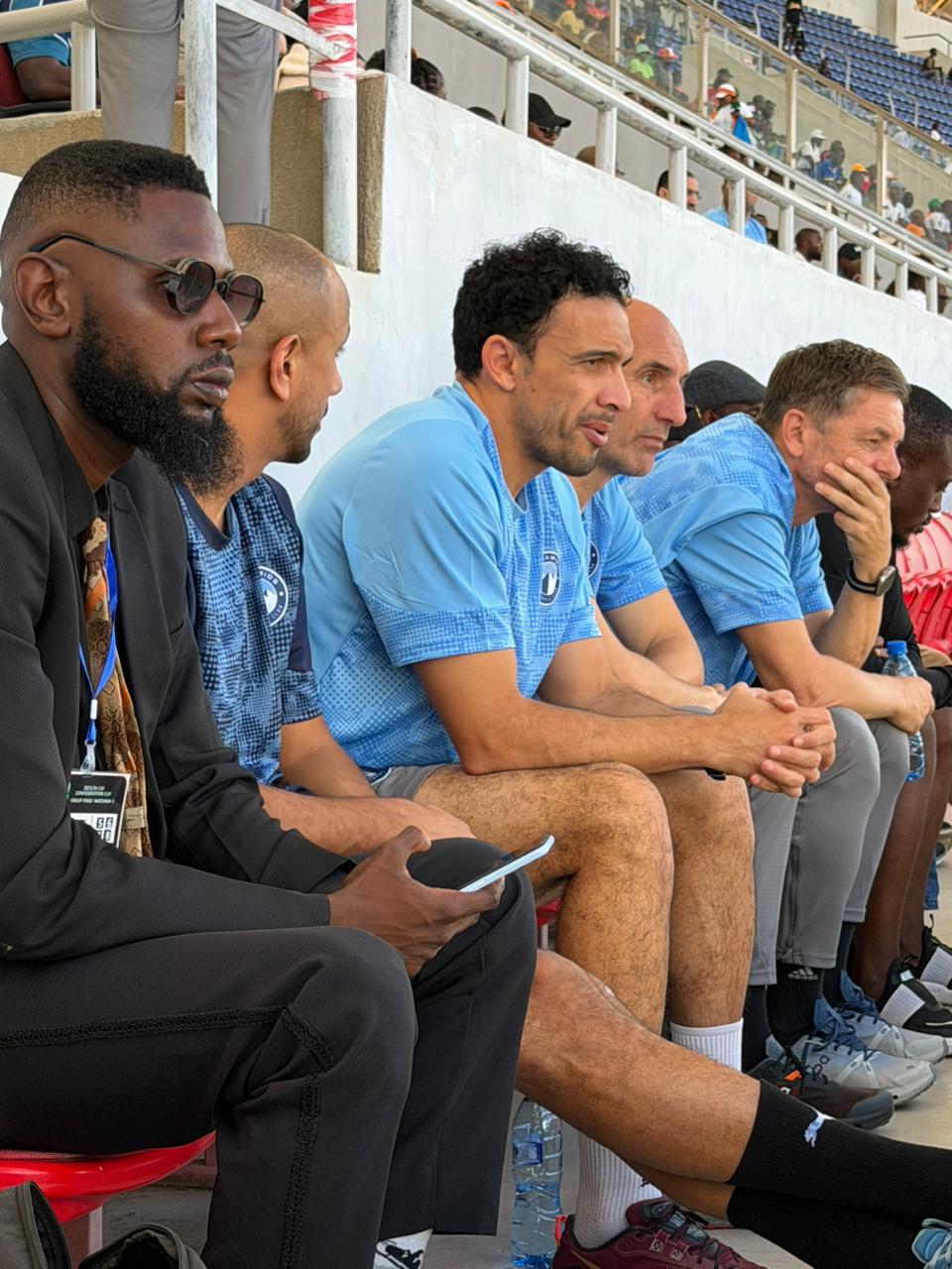 بعثة بيراميدز في زامبيا تتابع مباراة المصري وزيسكو من المدرجات لدعم الفريق البورسعيدي <br>