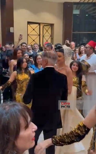 الصور الأولى من حفل زفاف أروى جودة ورجل الأعمال الإيطالي جون باتيست