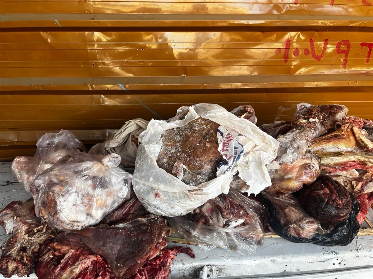 ضبط لحوم فاسدة بالأقصر