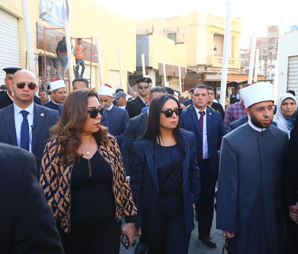 وزراء التضامن والتنمية المحلية والأوقاف ومحافظ الغربية يتفقدون أعمال تطوير محيط مسجد السيد البدوي