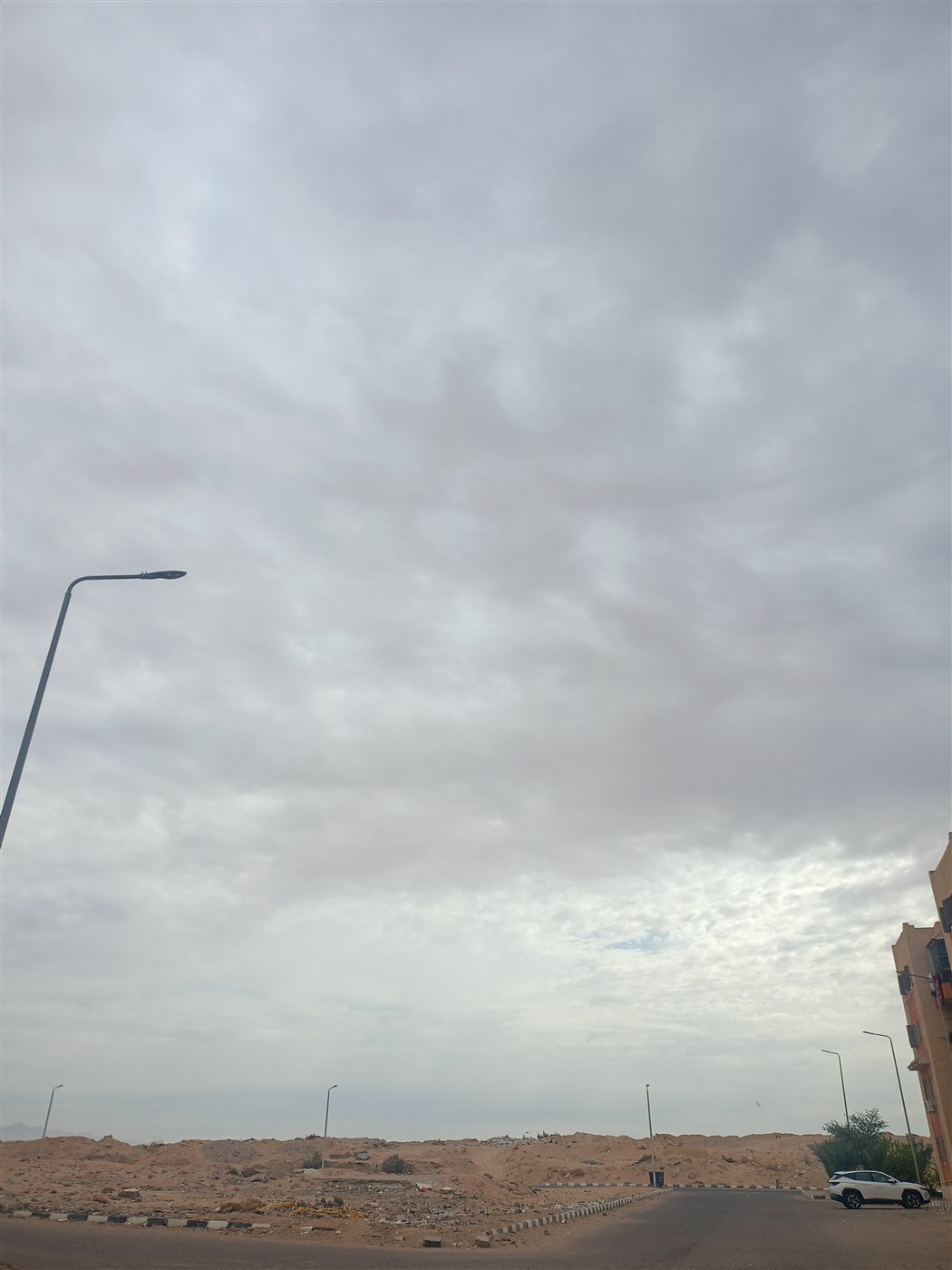 سحب ركامية تغطي مدن جنوب سيناء 