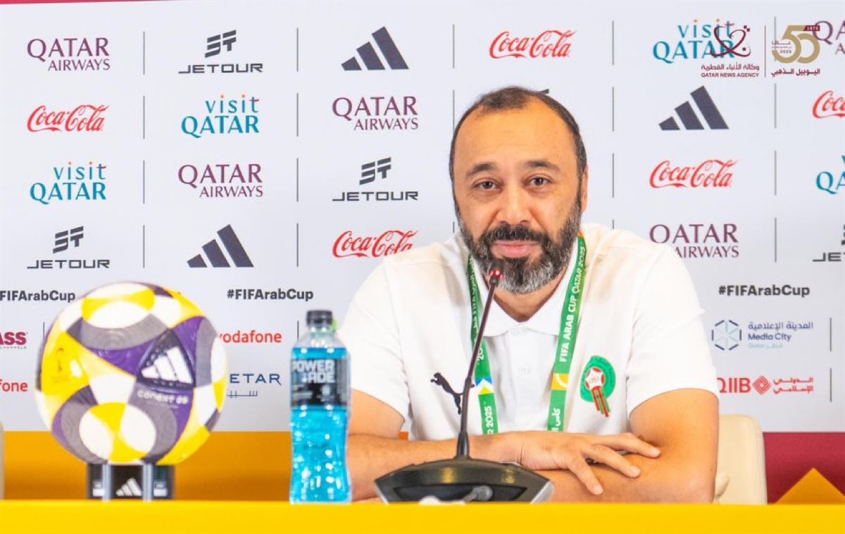 <strong>طارق سكتيوي المدير الفني لـ منتخب المغرب المشارك في كأس العرب</strong>