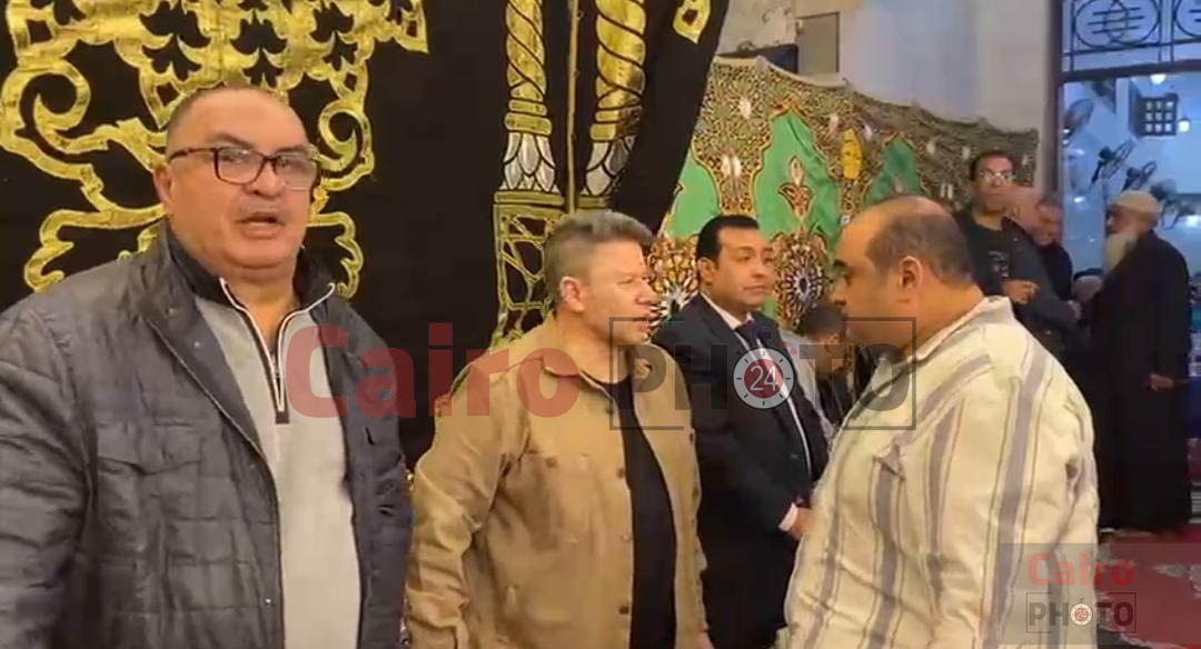 عزاء شقيقة رضا عبد العال