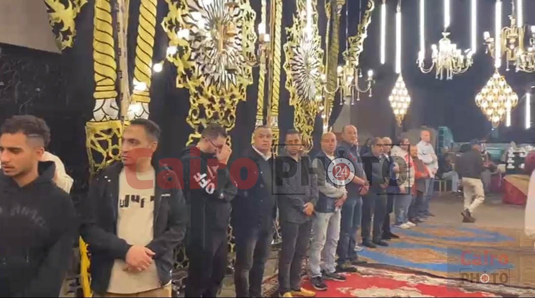 عزاء شقيقة رضا عبد العال