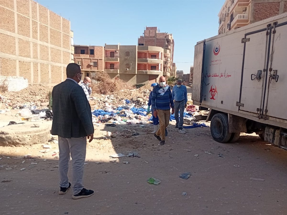 تحرك عاجل لصحة الأقصر بعد رصد نفايات طبية