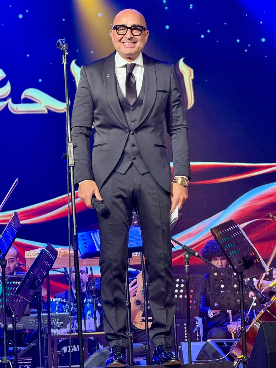 لقطات لـ الإعلامي سعيد جميل من تقديمه حفل افتتاح قصر ثقافة الغردقة