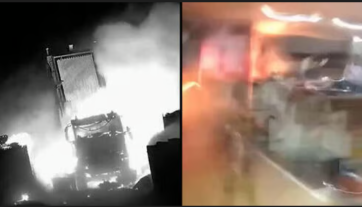 لقطات من قصف منشآت إيران النووية