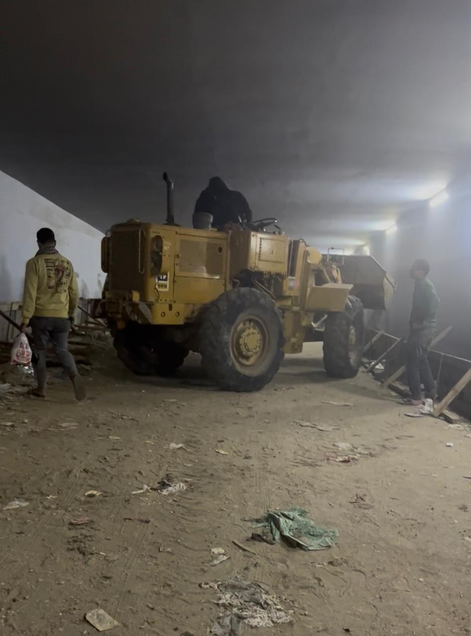 بداية رفع كفاءة النفق بعد نشر القاهرة 24