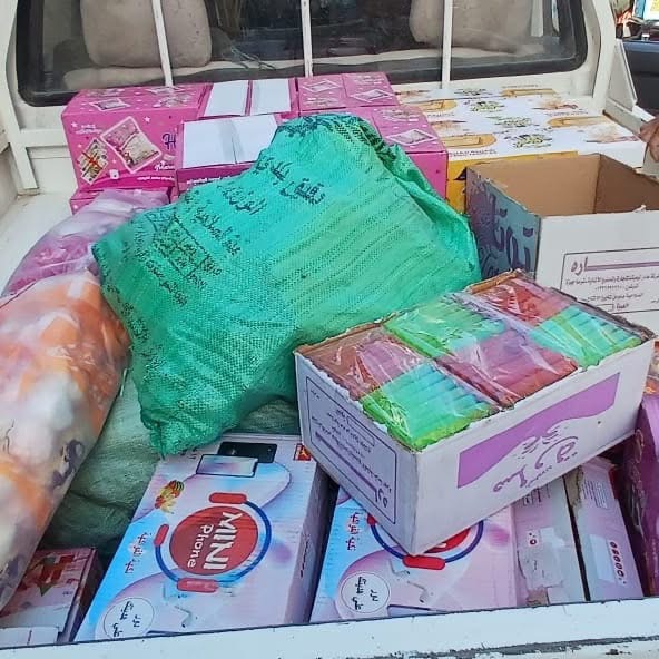 ضبط سلع منتهية الصلاحية ومجهولة المصدر