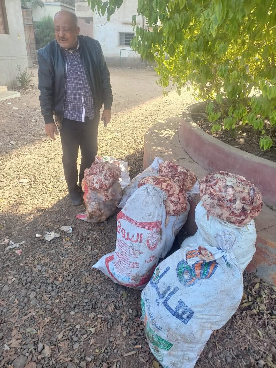 ضبط ربع طن لحوم في المنوفية