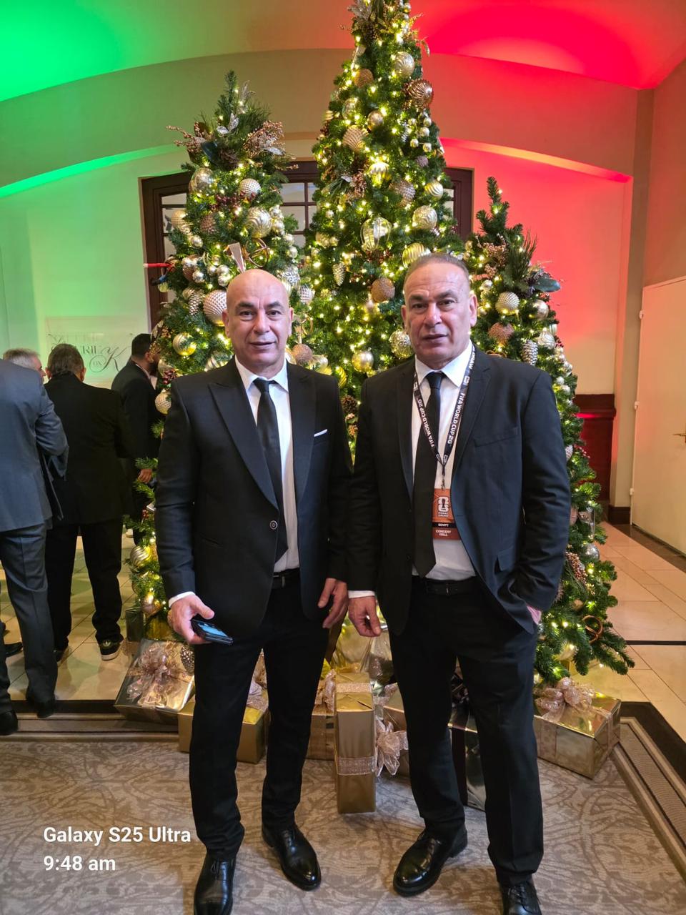 وصول التوأم لحفل سحب قرعة كأس العالم 2026