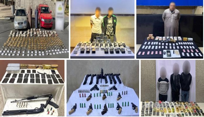 سقوط بؤر إجرامية من متجري المواد المخدرة في المحافظات