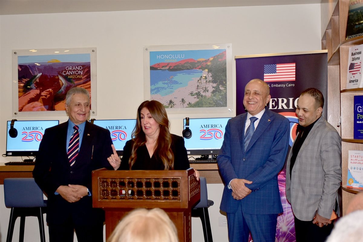 السفيرة الأمريكية وافتتاح الركن الثقافي الأمريكي بالأقصر