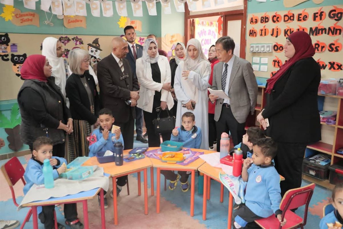 جانب من زيارة الوفد اليابانى للوادى الجديد